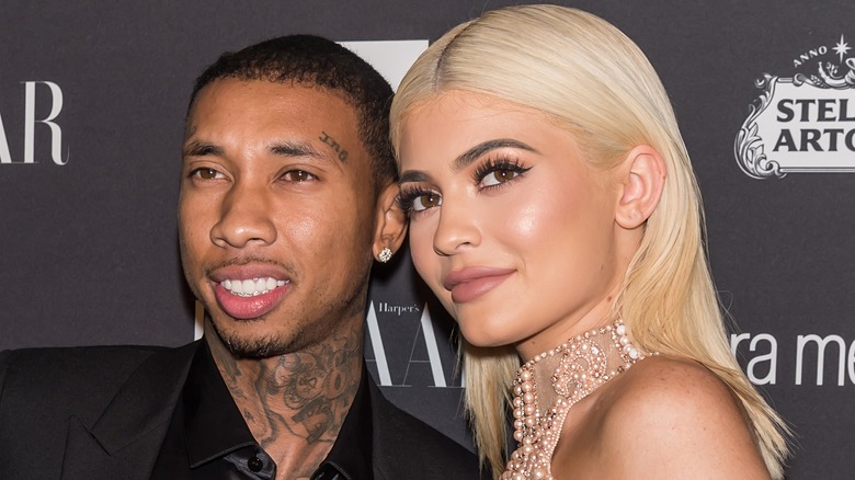 Tyga et Kylie Jenner sourient