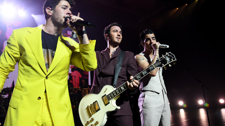 Jonas Brothers en spectacle en octobre 2021