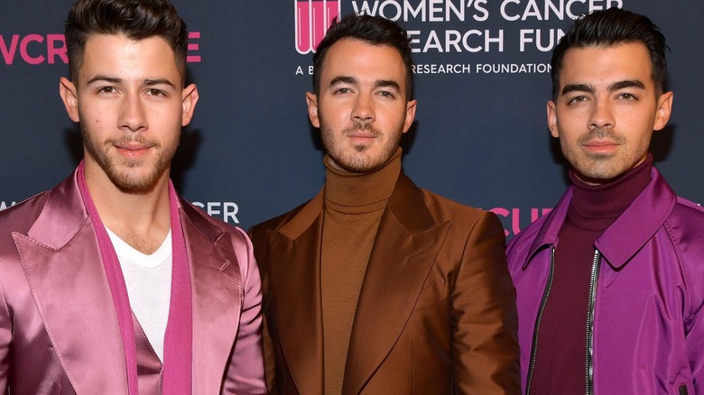 Jonas Brothers en concert en mai 2021