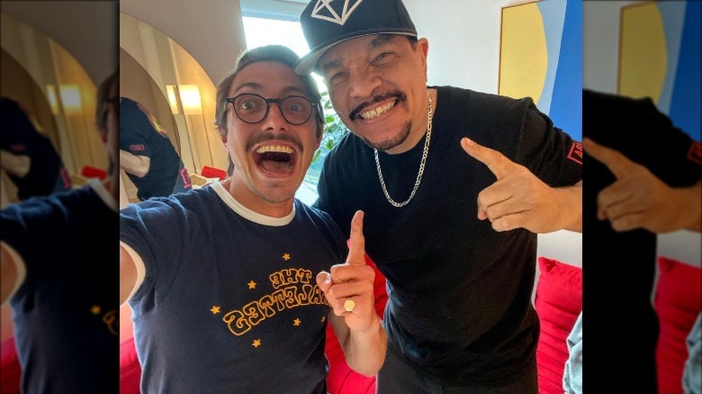 Selfie de Marc Rebillet et Ice T