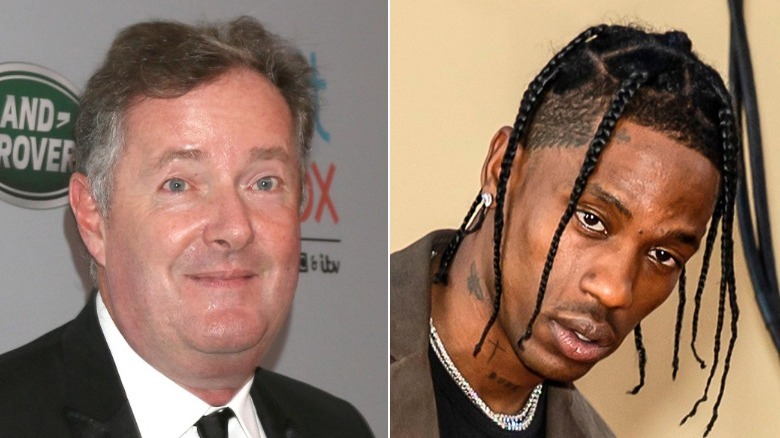 Piers Morgan et Travis Scott