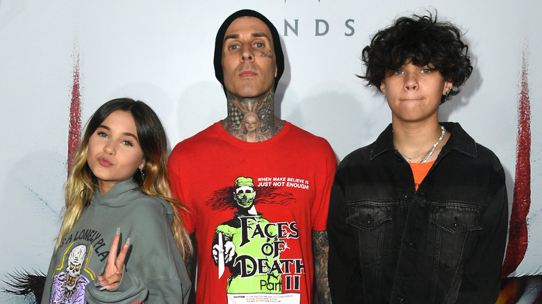 Alabama Barker, Travis Barker et Landon Barker à l'événement