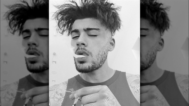 Zayn Malik fume