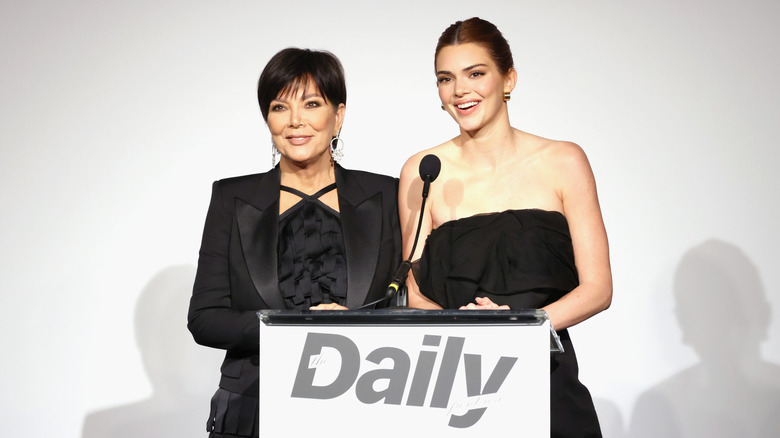 Kris Jenner avec Kendall Jenner