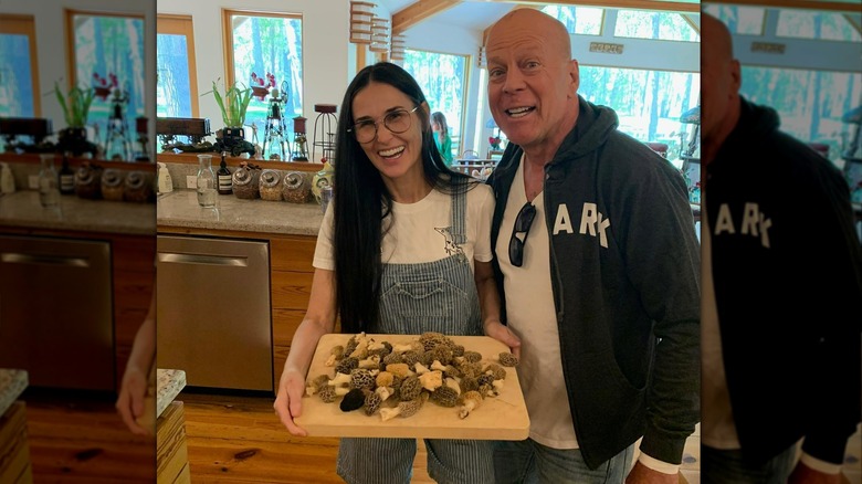 Demi Moore et Bruce Willis rient ensemble