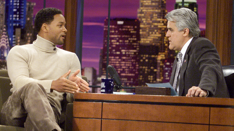 Will Smith dans "The Tonight Show with Jay Leno" en 2002