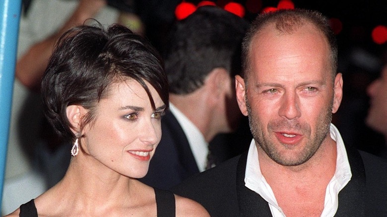 Demi Moore et Bruce Willis lors d'un événement