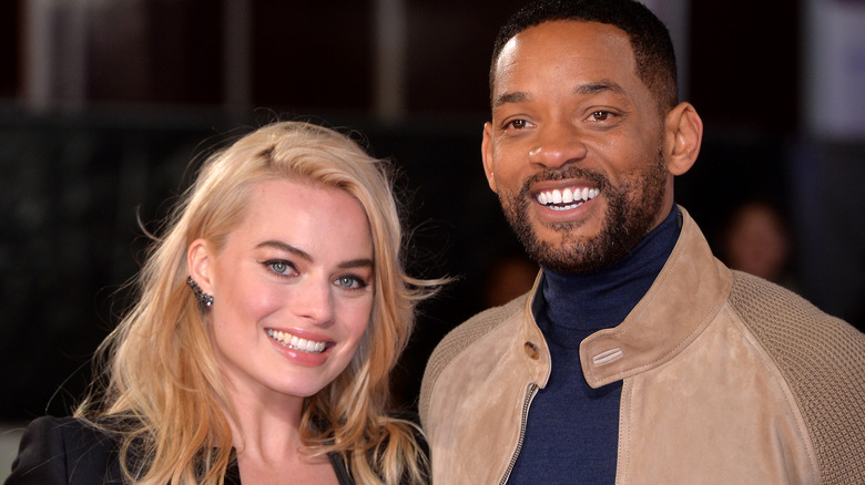 Will Smith pose avec Margot Robbie