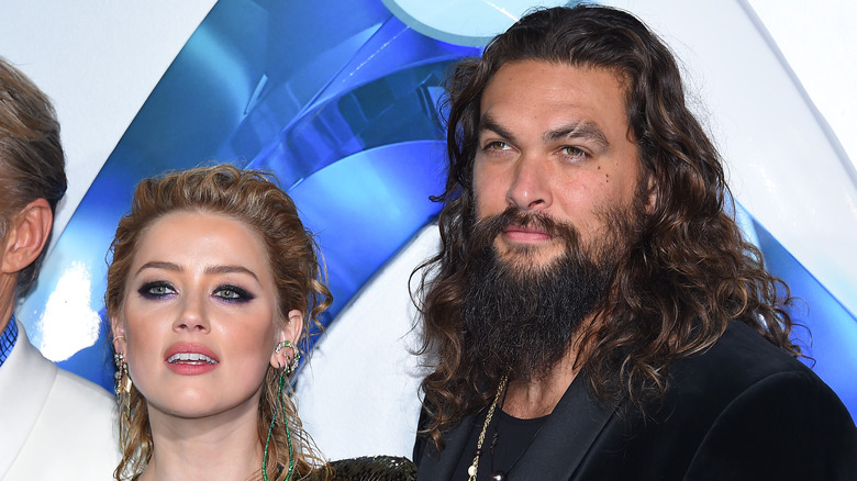 Jason Momoa et Amber Heard sur le tapis rouge