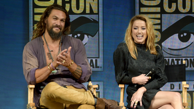 Jason Momoa et Amber Heard au Comic Con