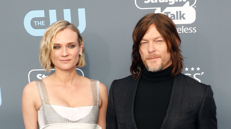 Diane Kruger et Norman Reedus posent 