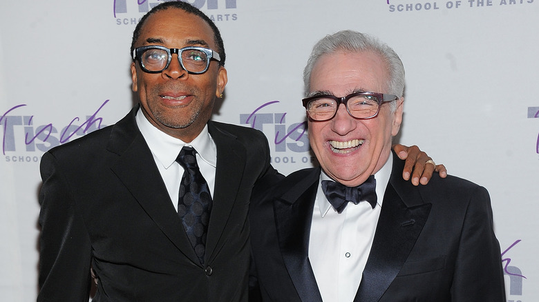 Spike Lee et Martin Scorsese rient 