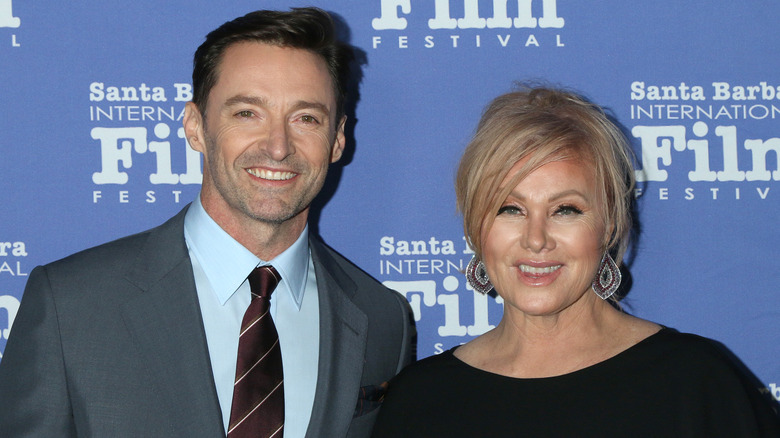 Hugh Jackman et Deborra-Lee Furness posent