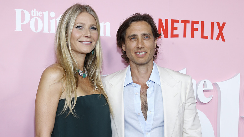 Gwyneth Paltrow et Brad Falchuk à la première de "The Politician" en 2019