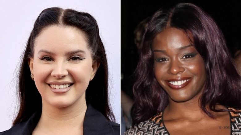 Une image composite de Lana Del Rey et Azealia Bank