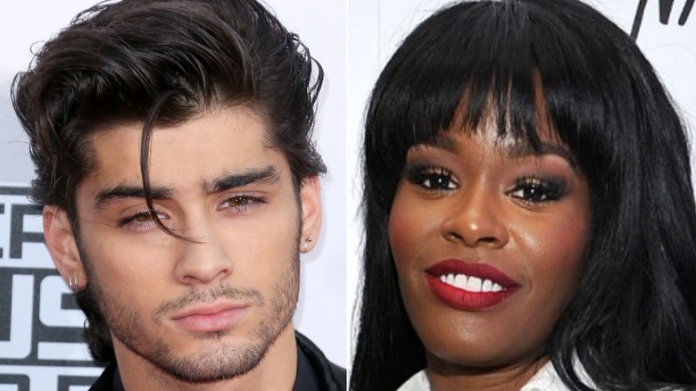 Une image composite de Zayn Malik et Azealia Banks