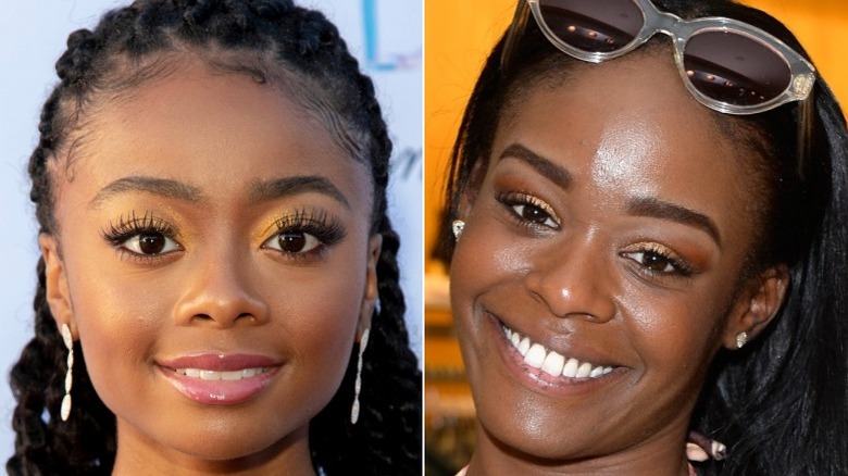 Une image composite de Skai Jackson et Azealia Banks