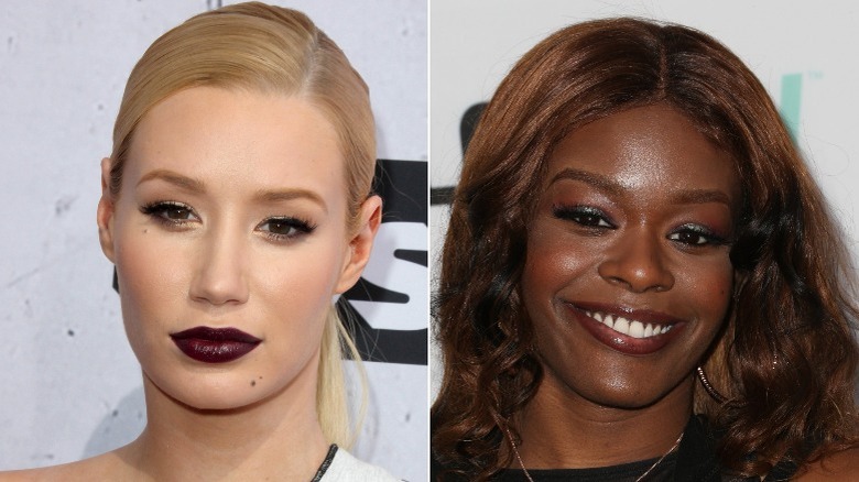 Une image composite d'Iggy Azalea et d'Azealia Banks