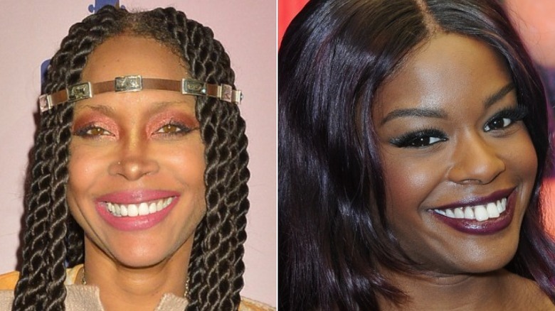 Une image composite d'Erykah Badu et d'Azealia Banks