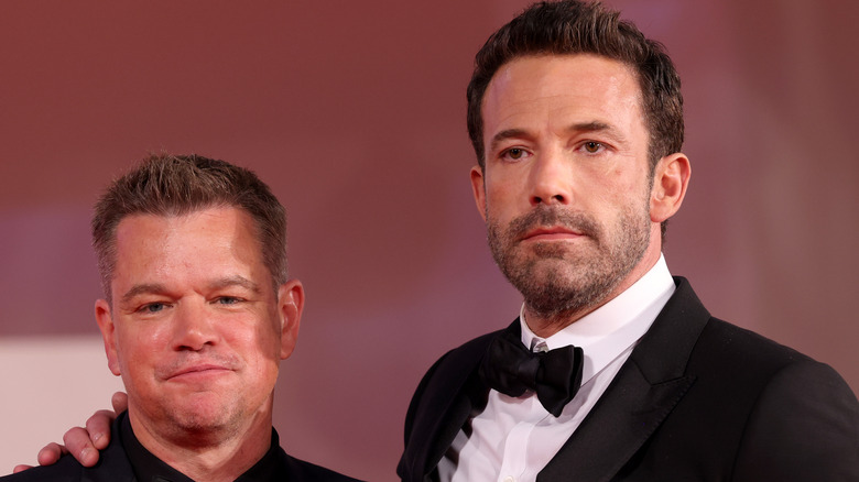 Matt Damon et Ben Affleck posent à l