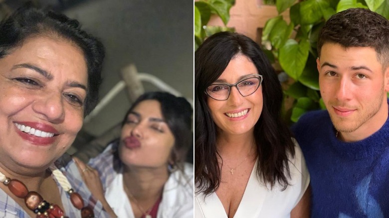 Madhu Chopra et Priyanka, Denise Jonas et Priyanka