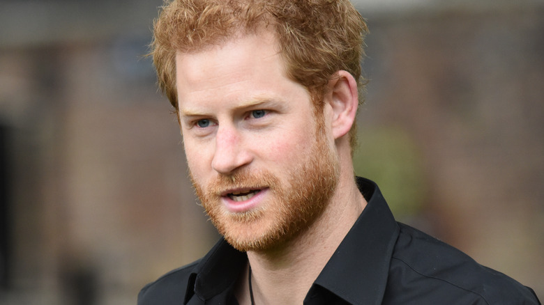 Le prince Harry parle