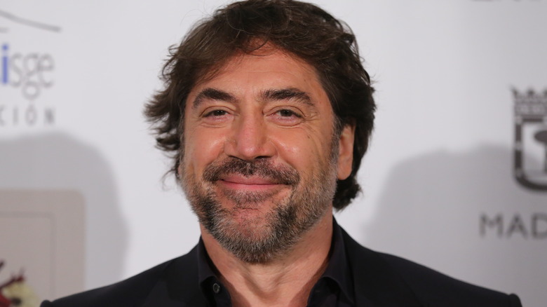 Javier Bardem souriant