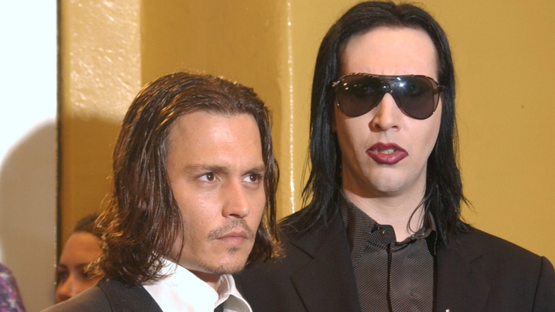 Johnny Depp et Marylin Manson