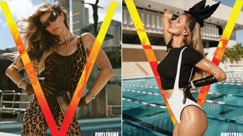 Gisele Bündchen pose pour les couvertures de V Magazine