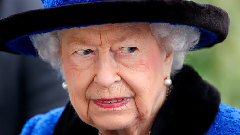La reine Elizabeth II en octobre 2021