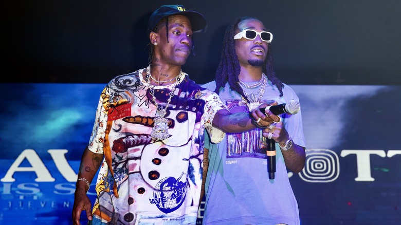 Travis Scott en concert avec Quavo