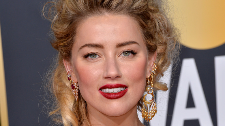 Amber Heard aux Golden Globes en 2019