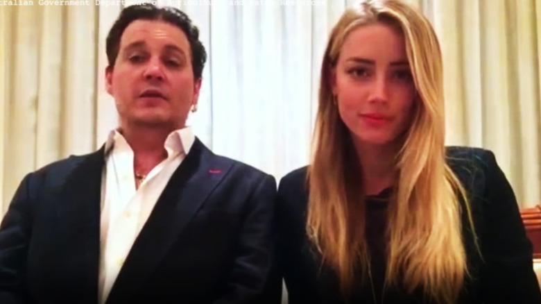 Amber Heard et Johnny Depp s'excusent en vidéo