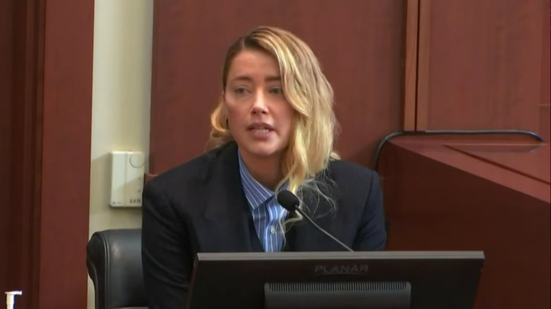 Amber Heard au palais de justice