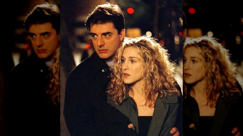 Sarah Jessica Parker et Chris Noth dans une scène de "Sex and the City"