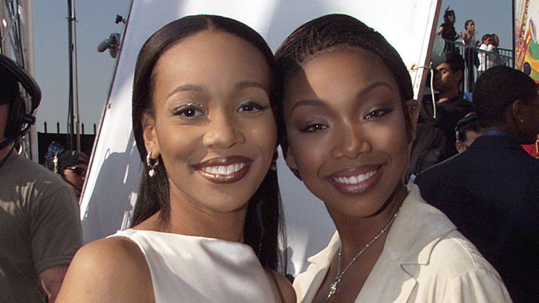 Monica avec Brandy en 1999