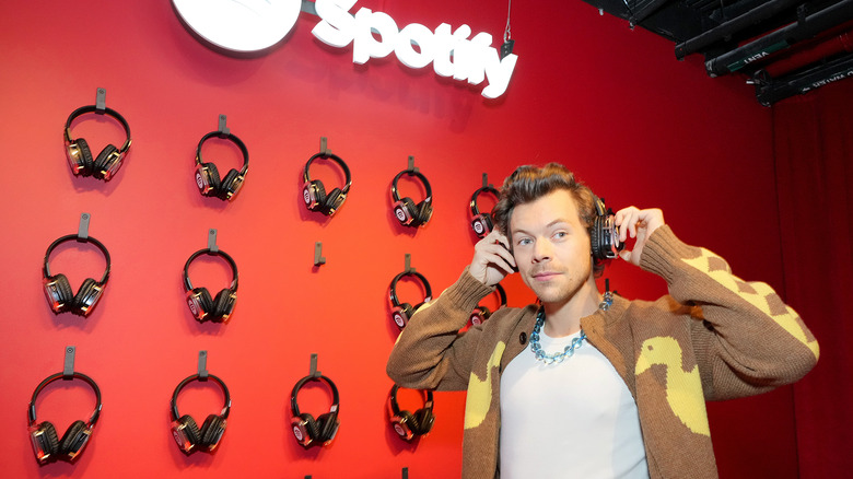 Harry Styles à un événement Spotify