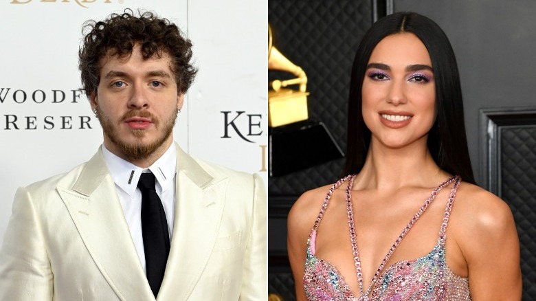 Jack Harlow et Dua Lipa sourient