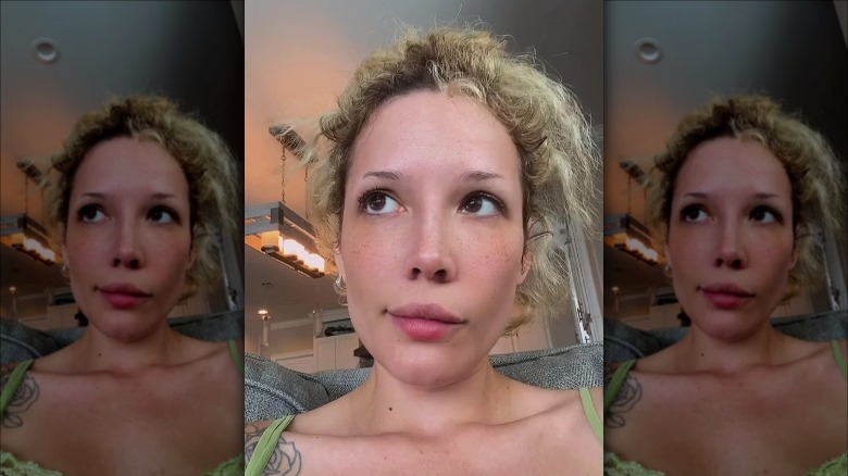 Halsey dans la vidéo TikTok