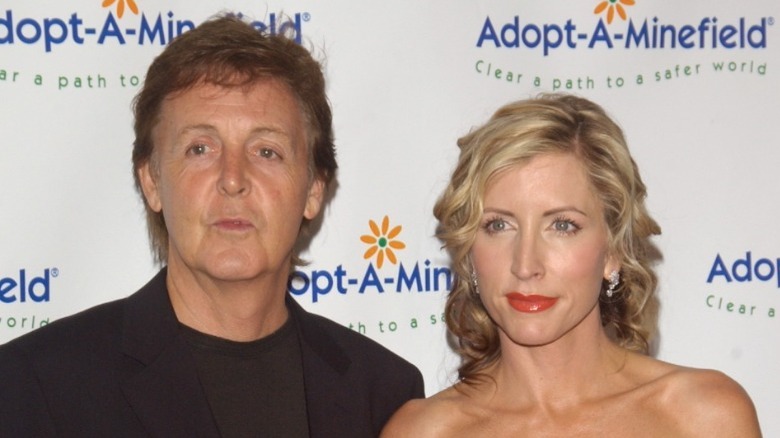 Paul McCartney et Heather Mills