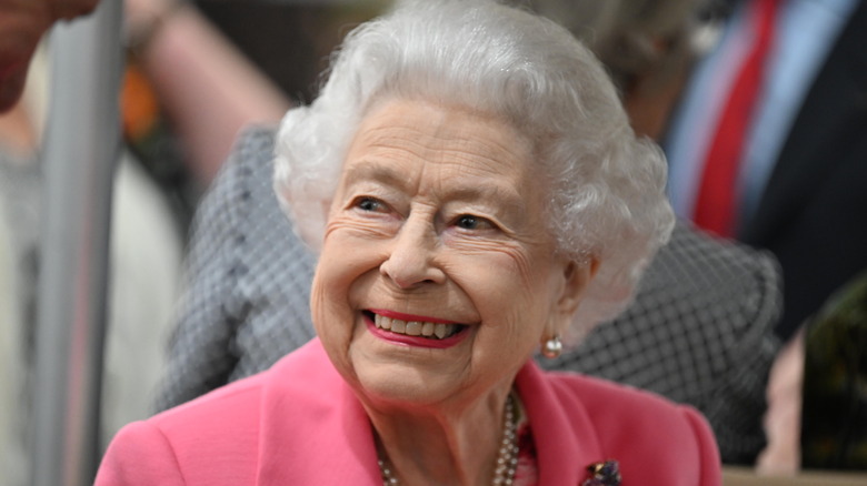 La reine Elizabeth II au Chelsea Flower Show