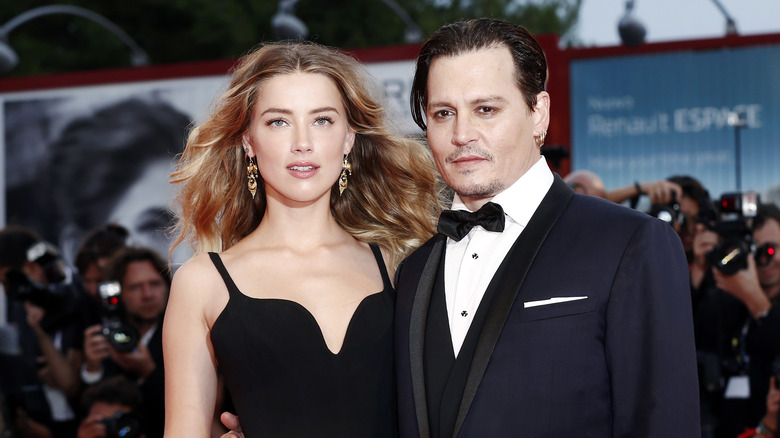 Amber Heard avec Johnny Depp