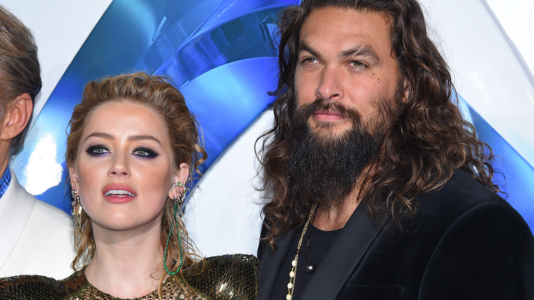 Amber Heard et Jason Momoa sur le tapis rouge