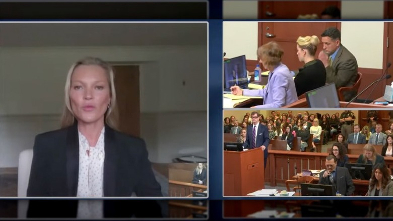 Kate Moss témoigne devant le tribunal via un lien vidéo