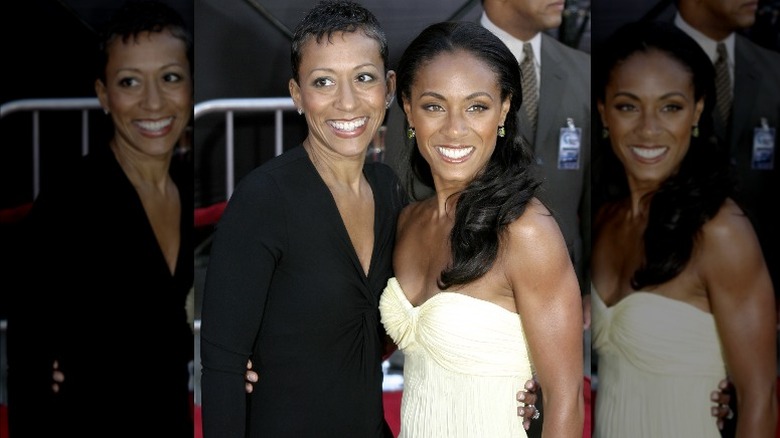 Adrienne Banfield-Norris et Jada Pinkett Smith à la première de "Collateral"