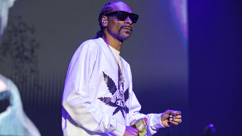  Snoop Dogg de Mount Westmore se produit sur scène à Pechanga Arena 