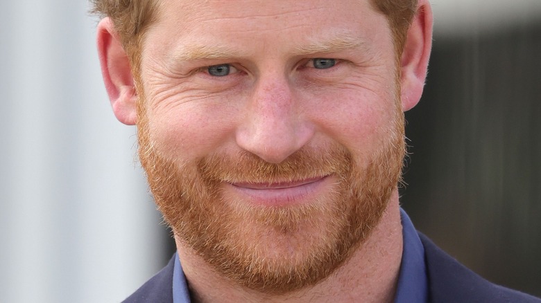 Prince Harry souriant