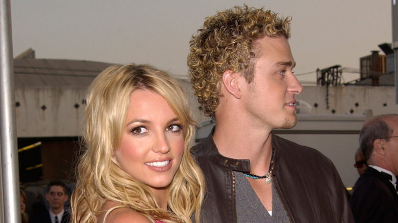 Britney Spears sur le tapis rouge avec Justin Timberlake