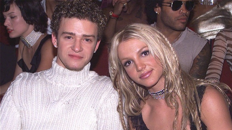 Justin Timberlake et Britney Spears lors d'une remise de prix