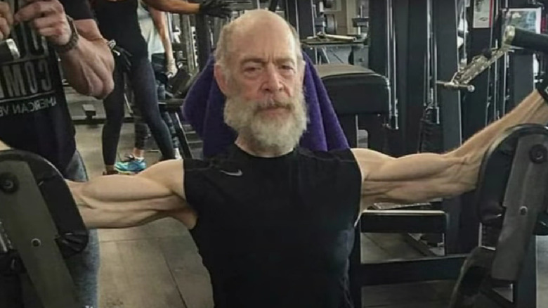 JK Simmons au gymnase 